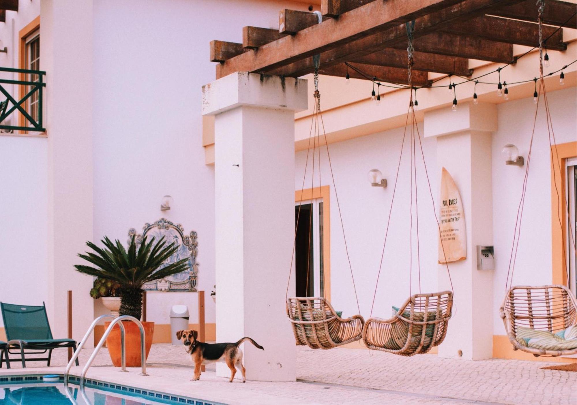 Cliff Surf House Hostel A dos Cunhados Ngoại thất bức ảnh